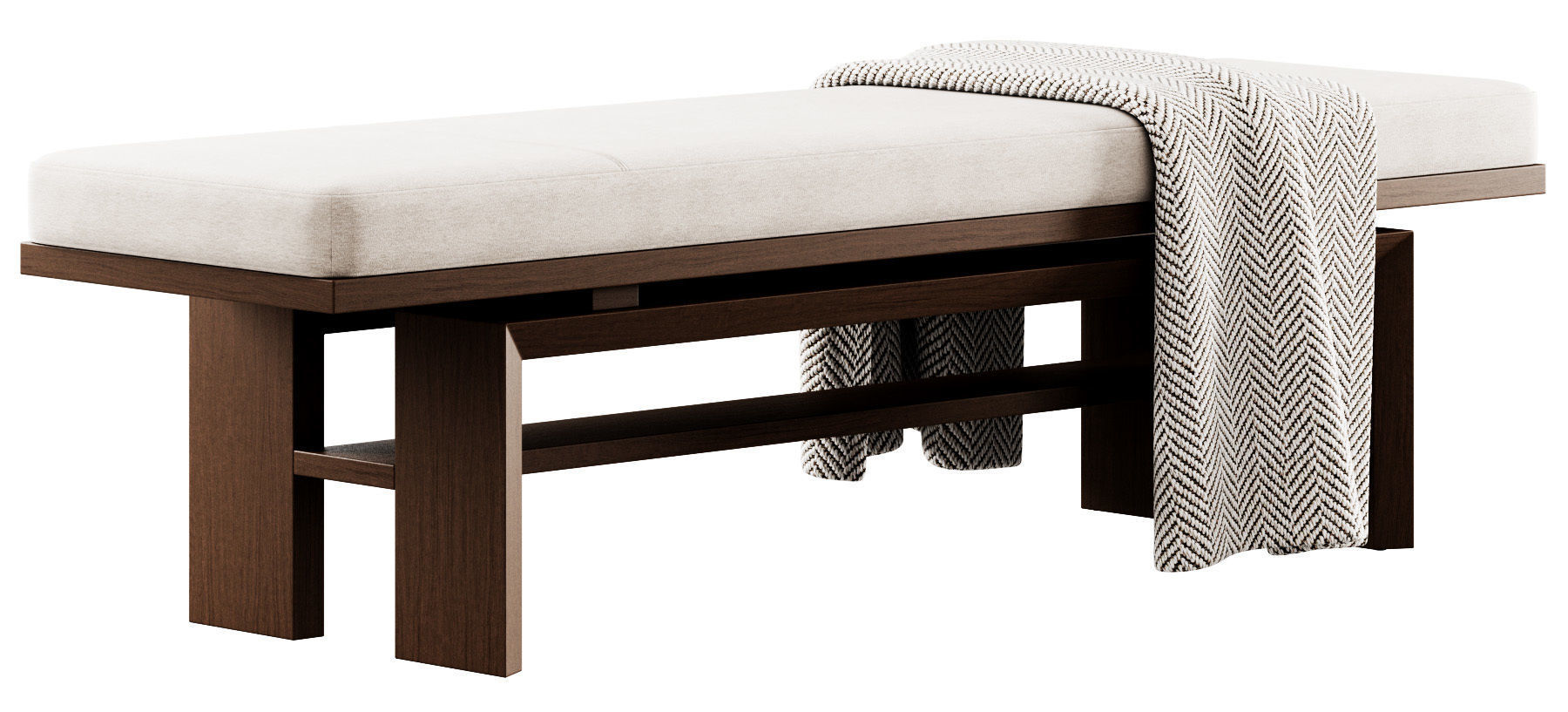 Bench by Barbara Barry 3D model_4