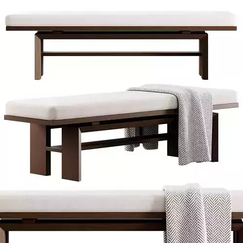 Bench by Barbara Barry 3D model