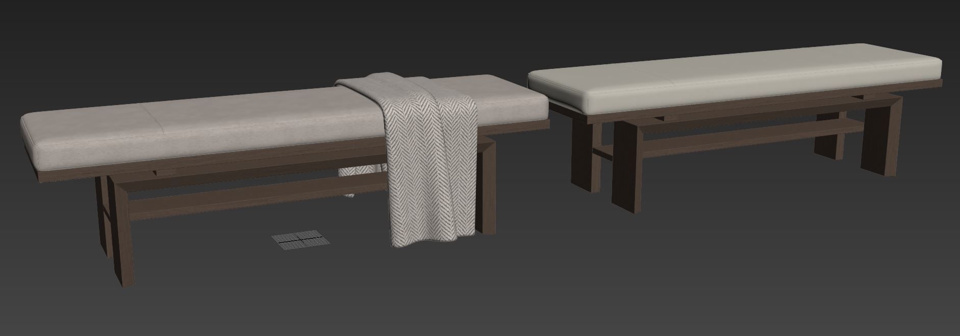 Bench by Barbara Barry 3D model_8
