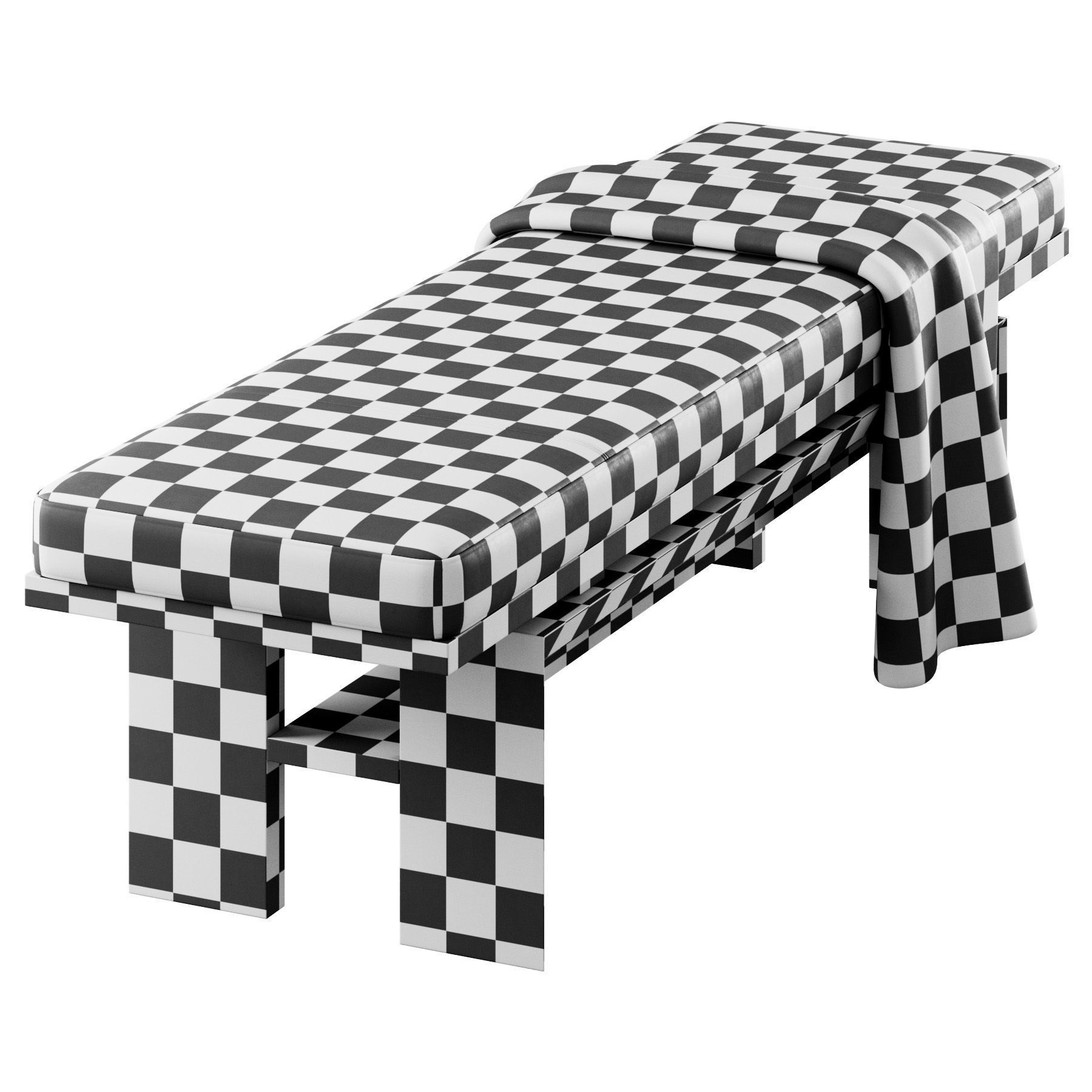 Bench by Barbara Barry 3D model_12