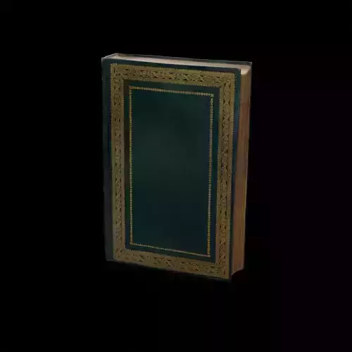 Photo Scan- Antique Book- King Solomons Mines- Low poly 3D model