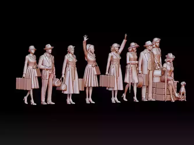 passengers 3D print model