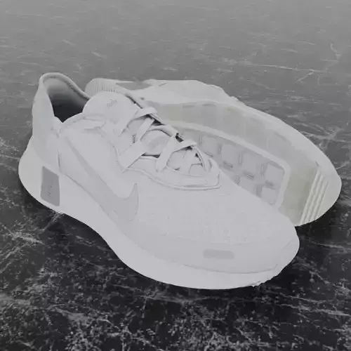 Nike 3D Shoes - White-Cream - NKE72 Series
