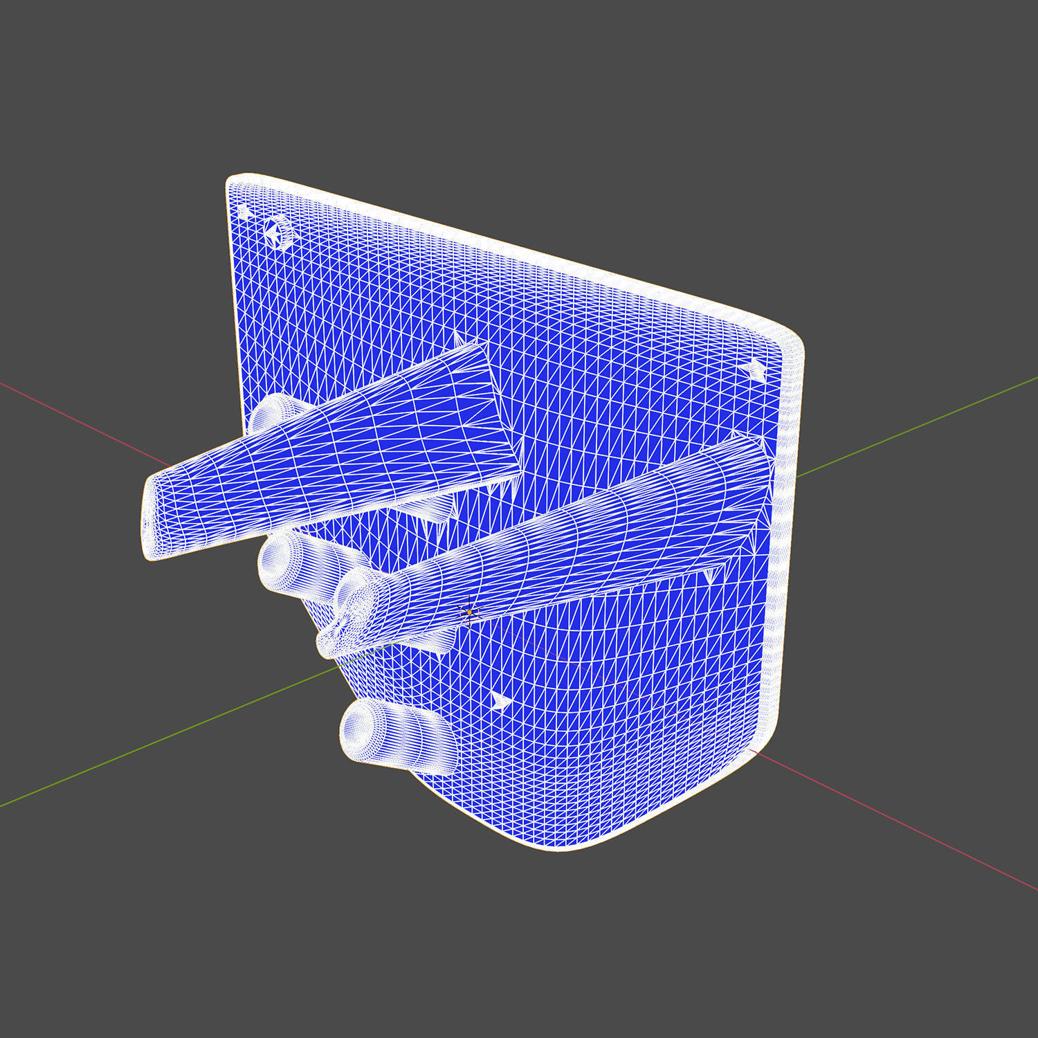 Compressed Air Duster Mount Free 3D print model_4