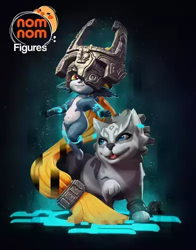 Chibi Midna from Legend of Zelda Twilight Princess 3D print model
