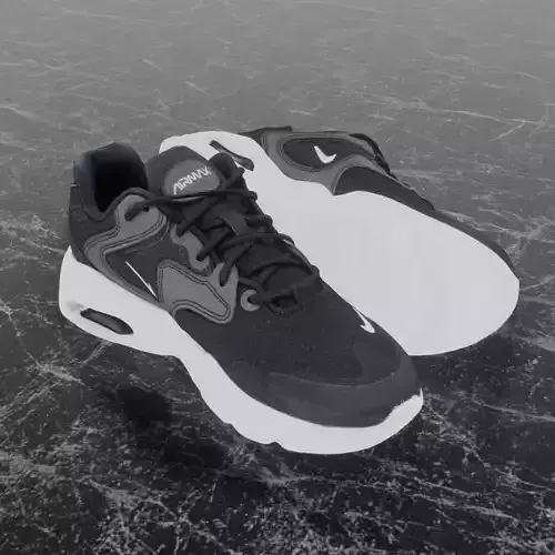 Nike 3D Shoes - White-Black - Air max Series