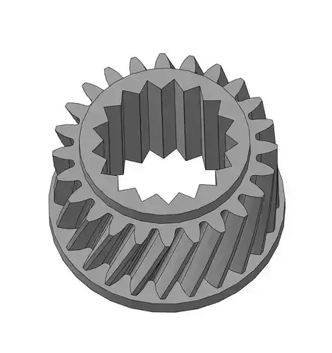 Gear z24 h16 with spline