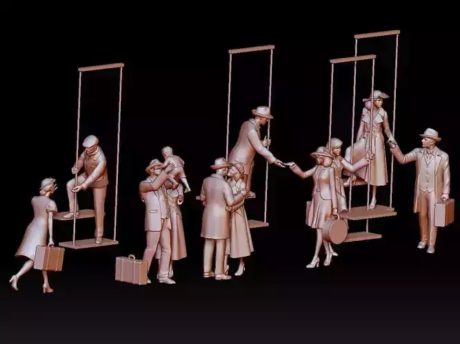 passengers 3D print model