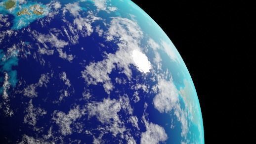 Earth Unleashed- A Hyper-Realistic 3D Model of Earth Low-poly 3D model_7