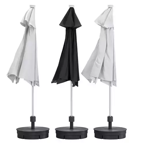 Umbrella folded IKEA HOGON set 2