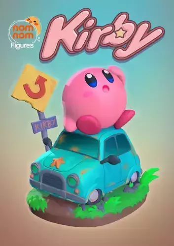 Chibi Kirby 3D print model
