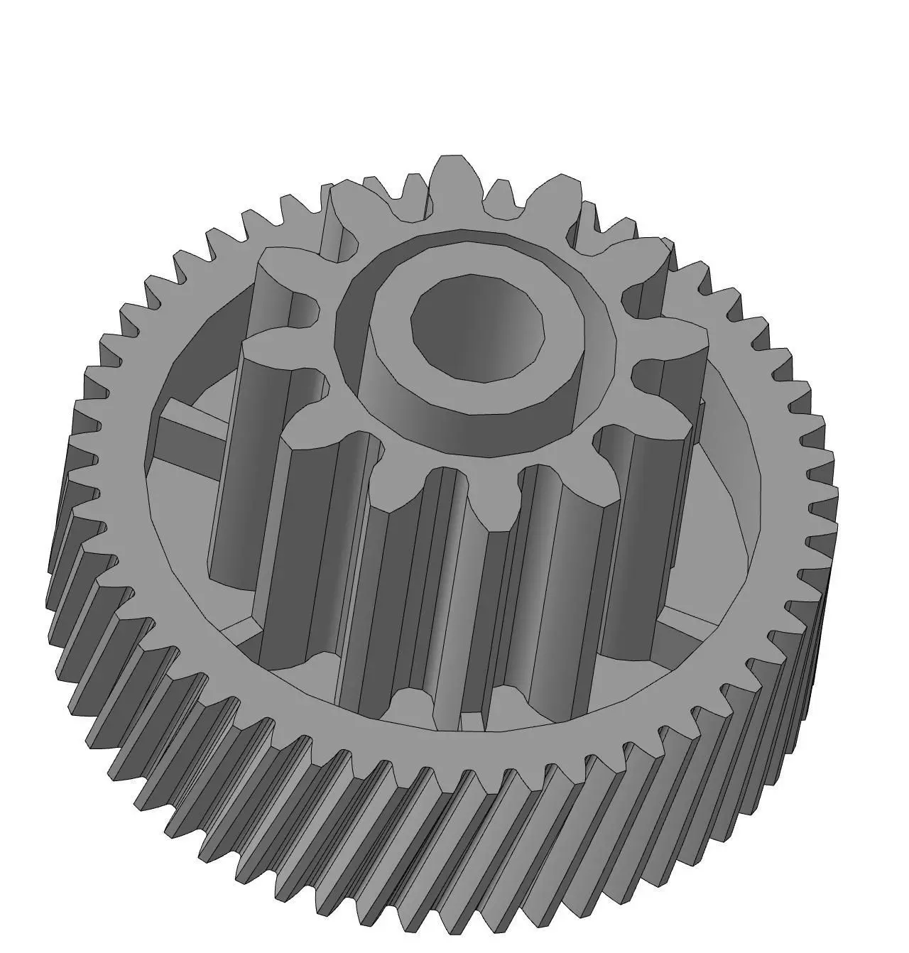 Gear z54 z12 h29 3D print model
