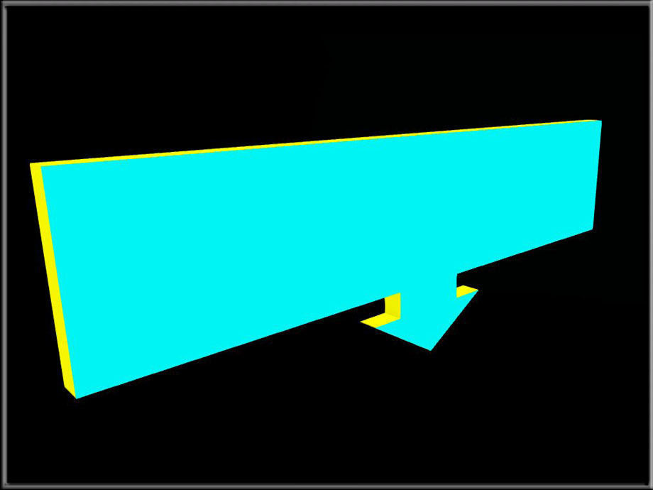 Arrow Sign Low-poly 3D model_3