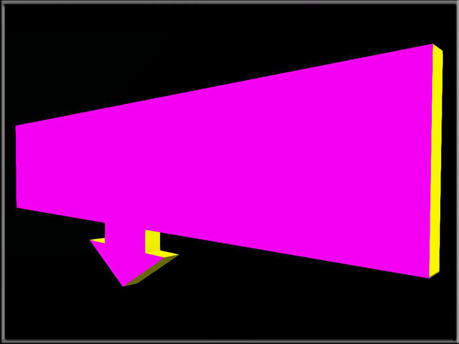 Arrow Sign Low-poly 3D model_1