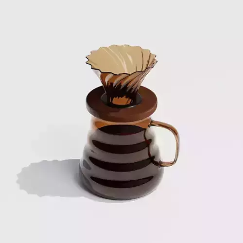 Decoration - Drip Coffee 3D model