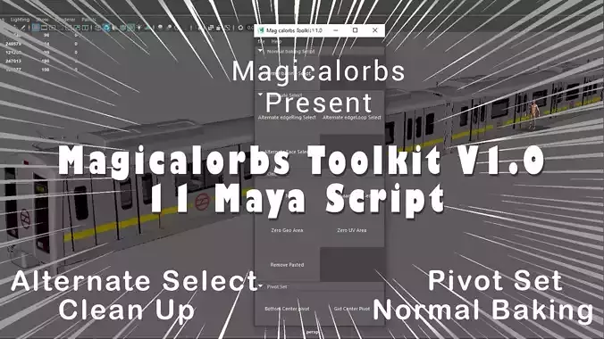 11 Maya Script Magicalorbs Toolkit V1 0 3D model