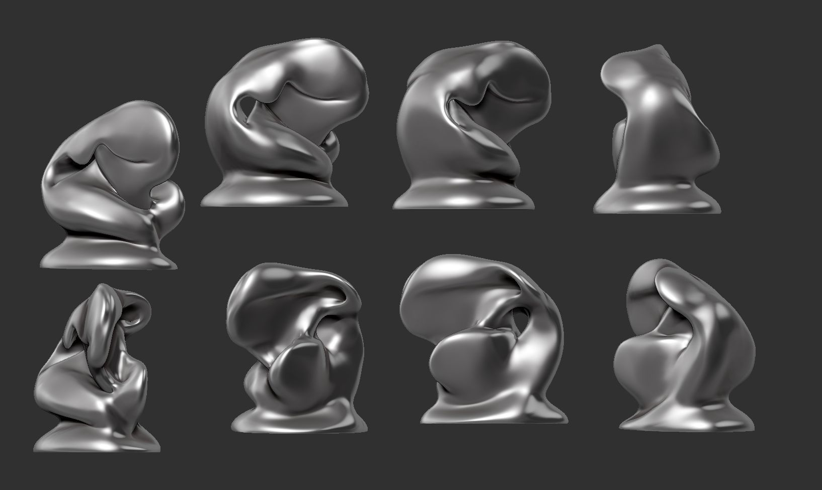 Conceptual sculpture 13 3D print model_12