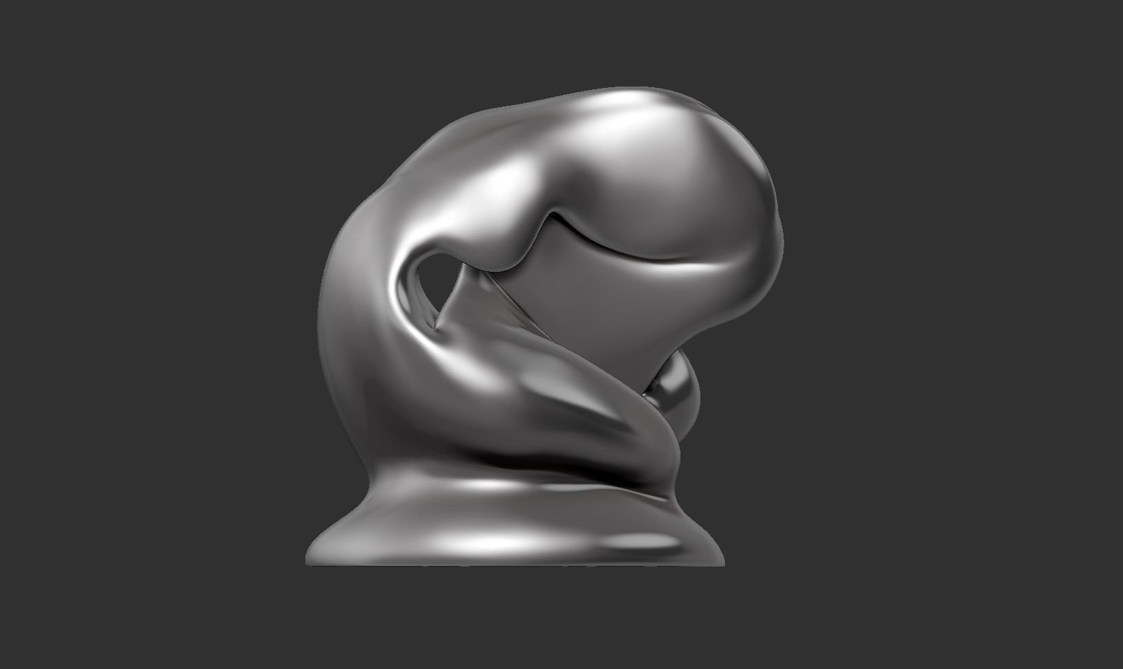 Conceptual sculpture 13 3D print model_4