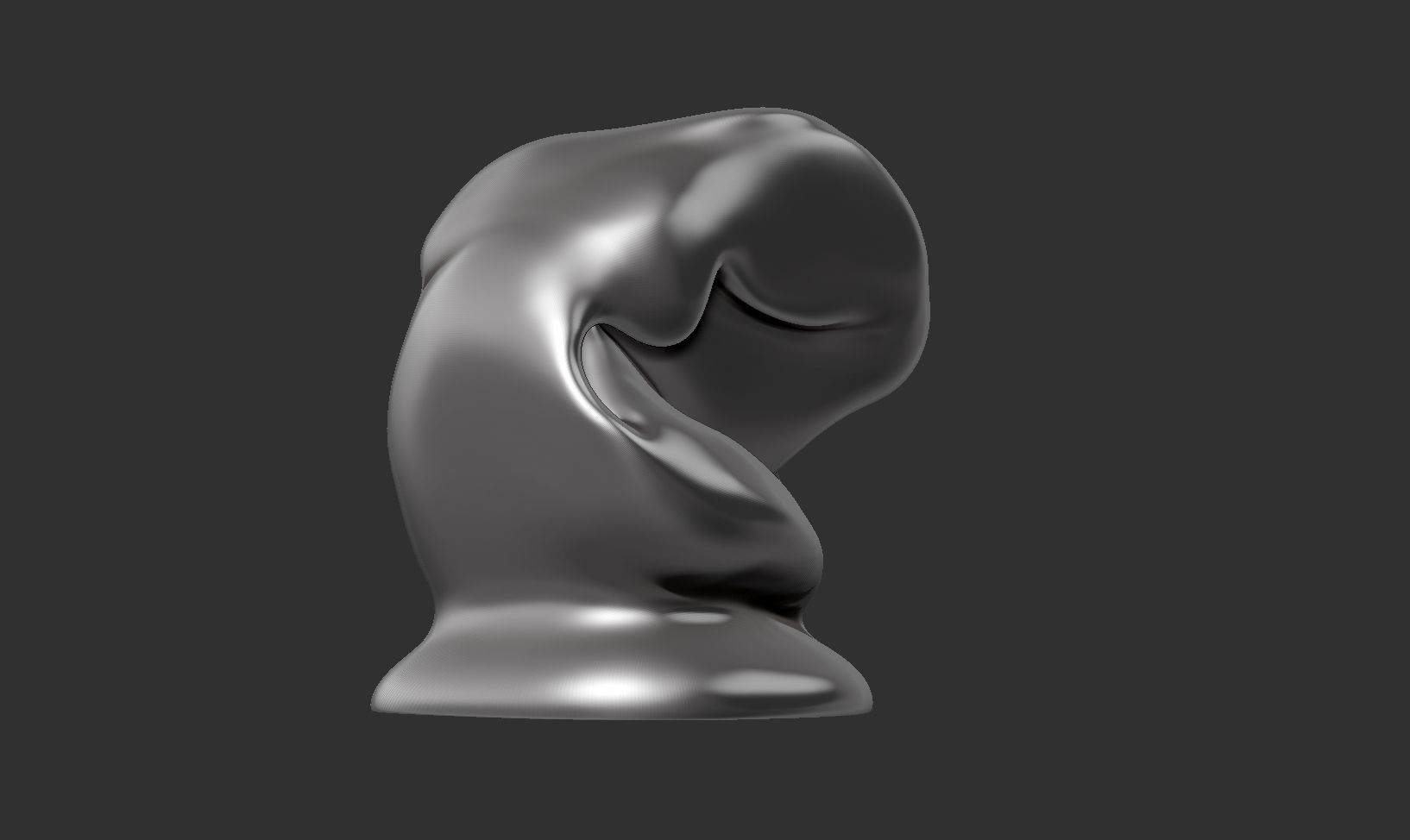 Conceptual sculpture 13 3D print model_5