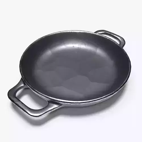 Kitchenware stewing pan wok 3D