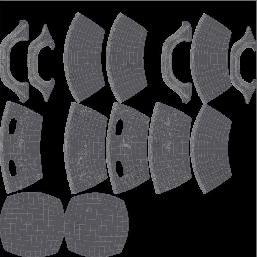 Kitchenware stewing pan wok 3D Low-poly 3D model_9