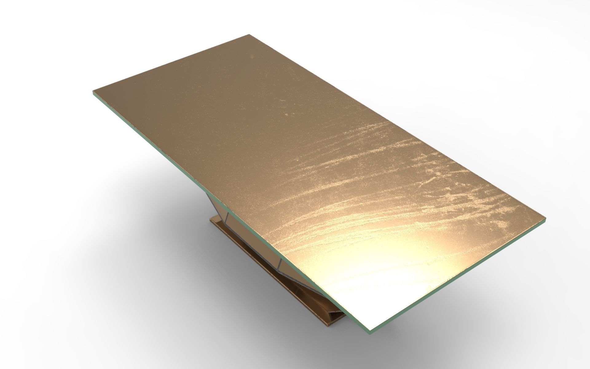 Santiago Dining Table Low-poly 3D model_3