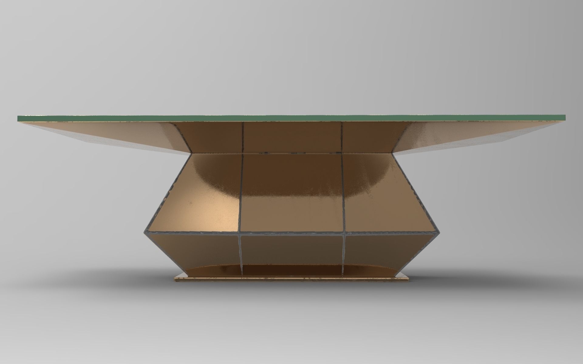 Santiago Dining Table Low-poly 3D model_4
