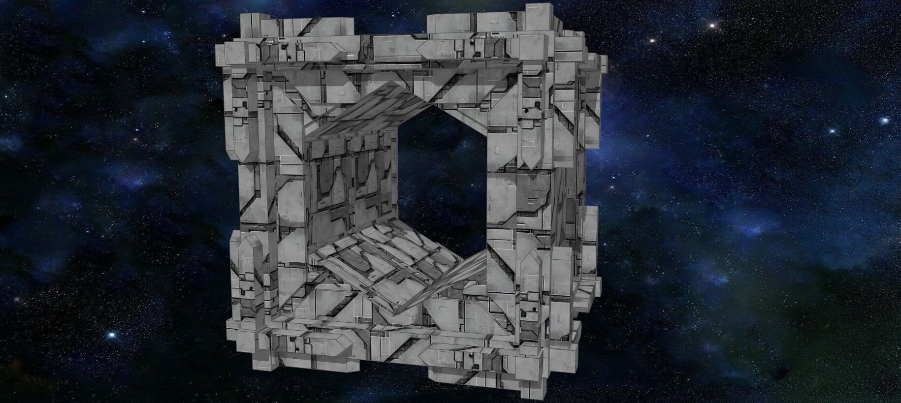 20 Seamless Sci-fi Panels - Deep Shadows Texture_23