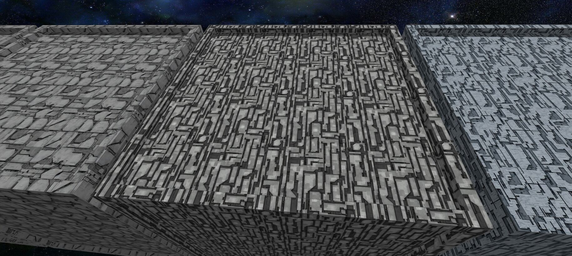 20 Seamless Sci-fi Panels - Deep Shadows Texture_5