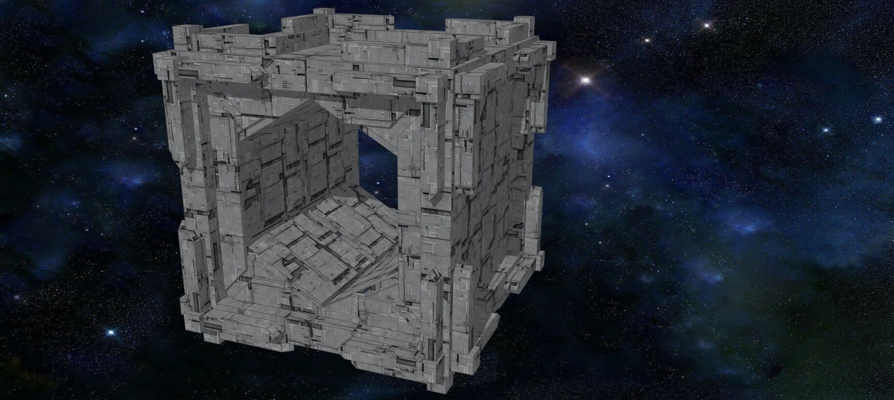 20 Seamless Sci-fi Panels - Deep Shadows Texture_32