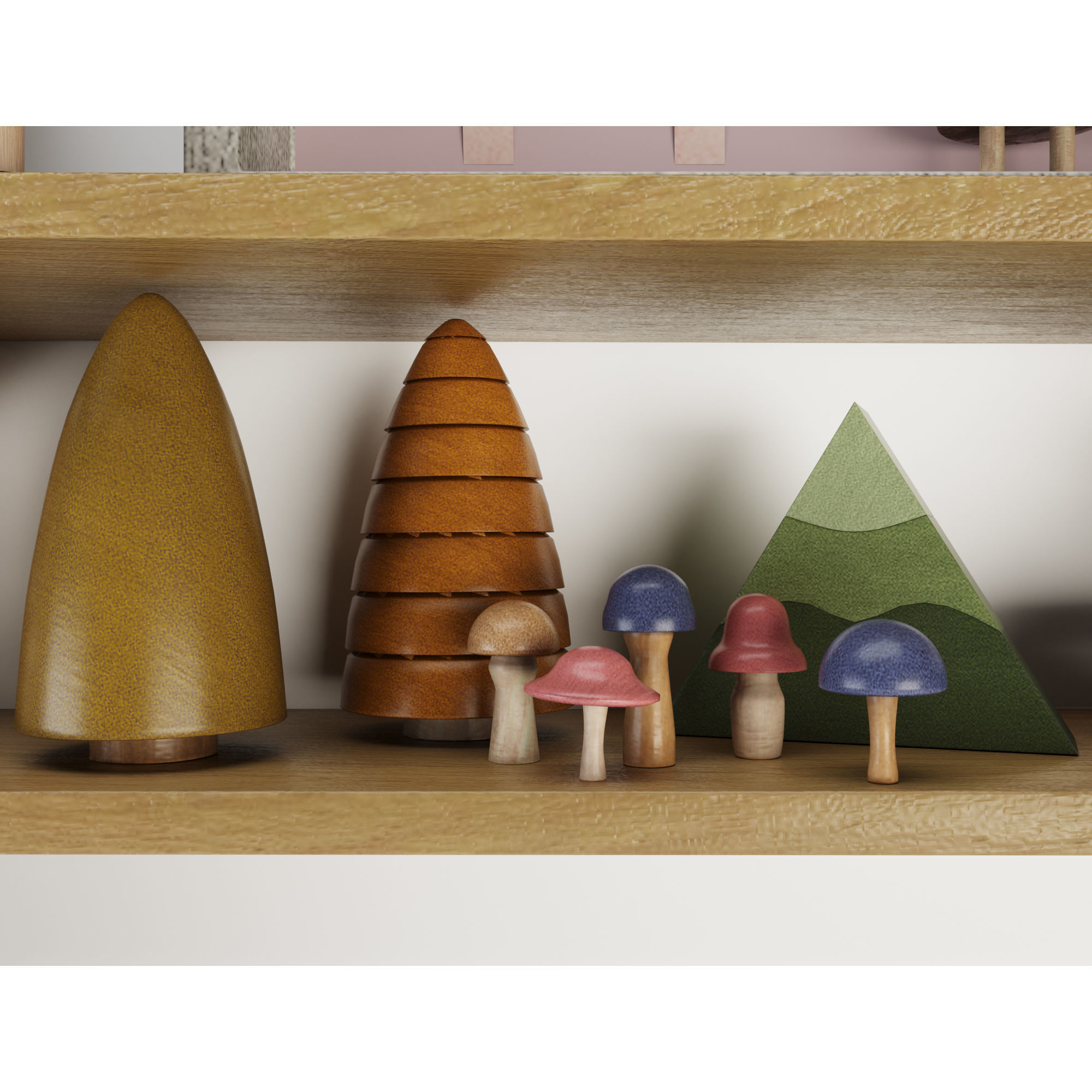 Kids Room Set 01 3D model_7