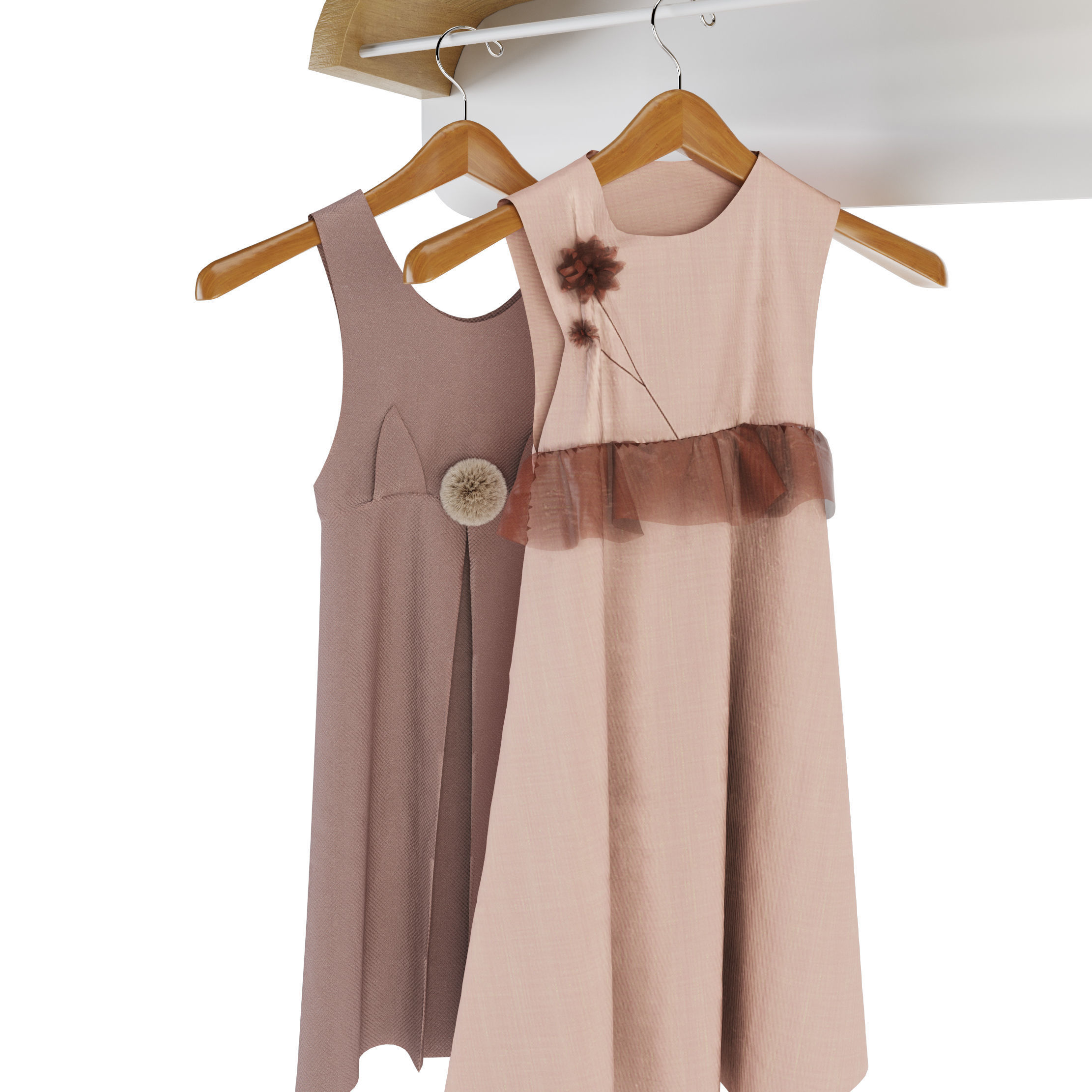 Kids Room Set 01 3D model_3