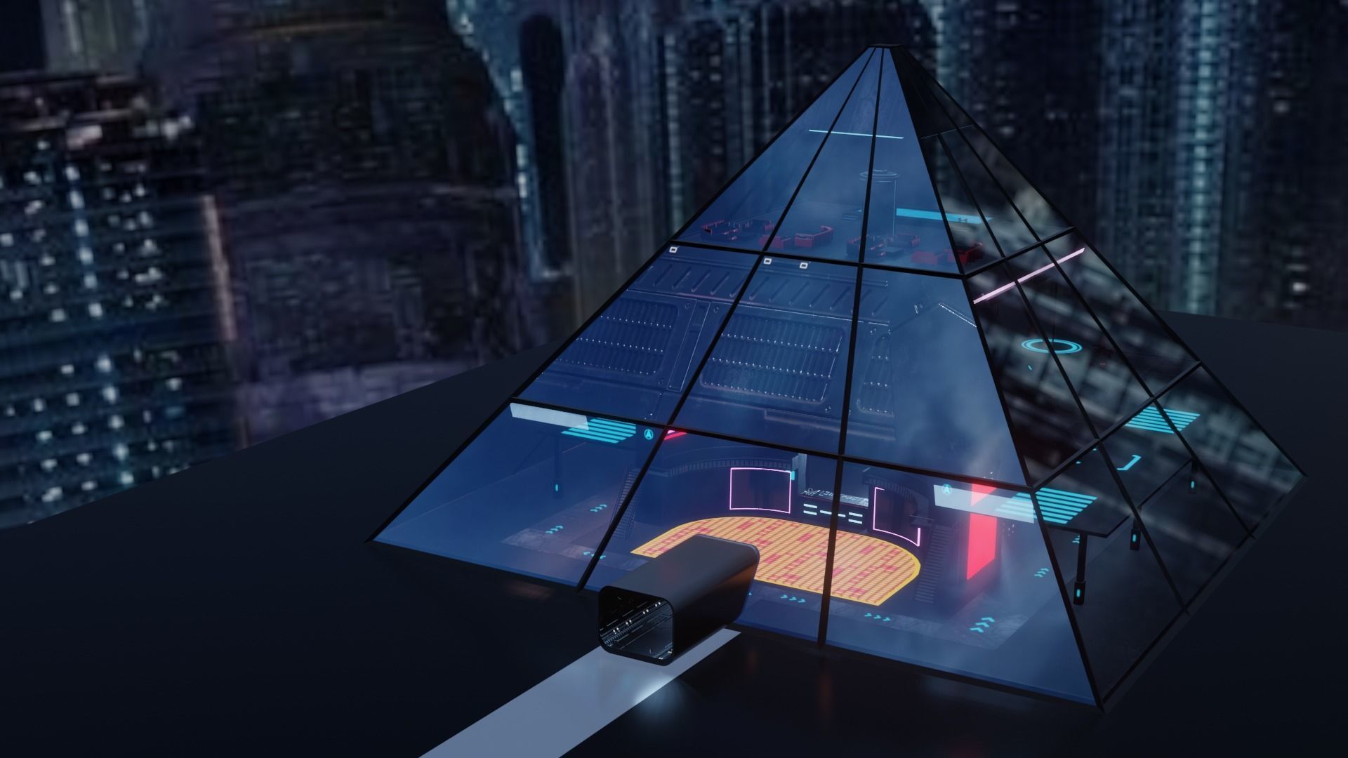 Image showcasing 3D model Penthouse full with interiors - VR world VR / AR / low-poly ...