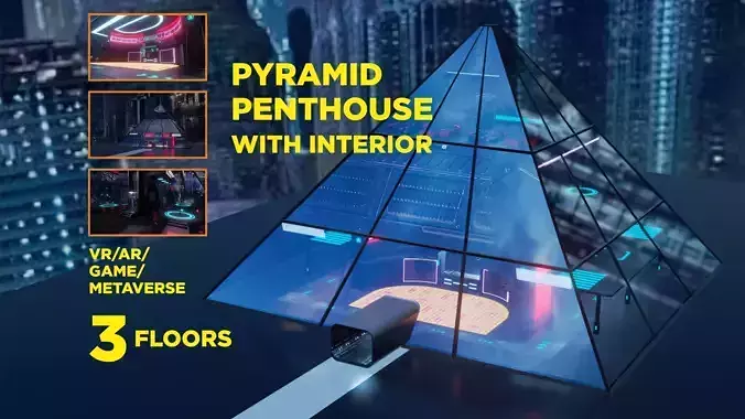 Penthouse full with interiors - VR world