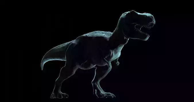 Tyrannosaurus Rex  3D Model Low-poly 3D model