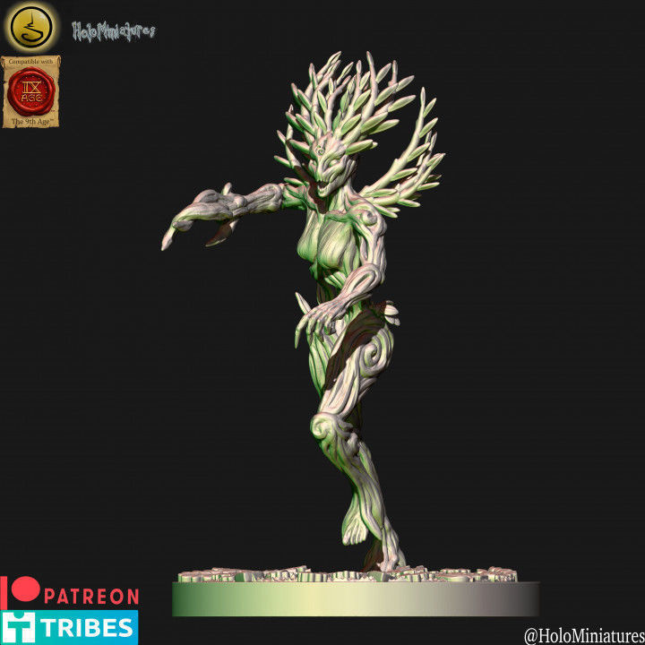 Wood elf Dryad Unit 3D print model_15