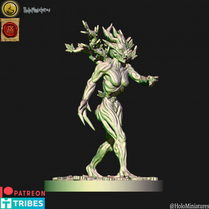 Wood elf Dryad Unit 3D print model_14