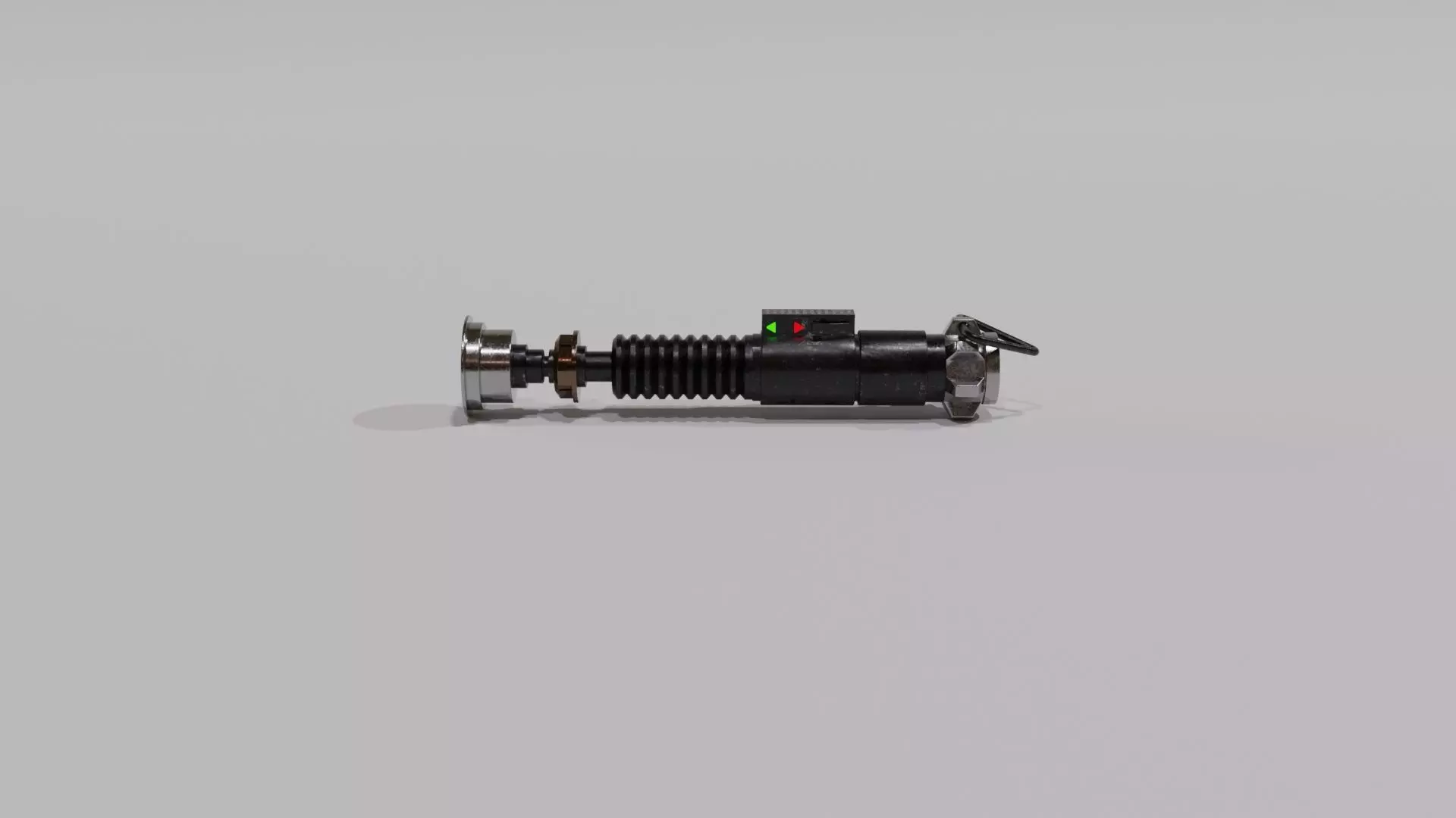 Luke Skywalkers Green Lightsaber STAR WARS 3D model_0