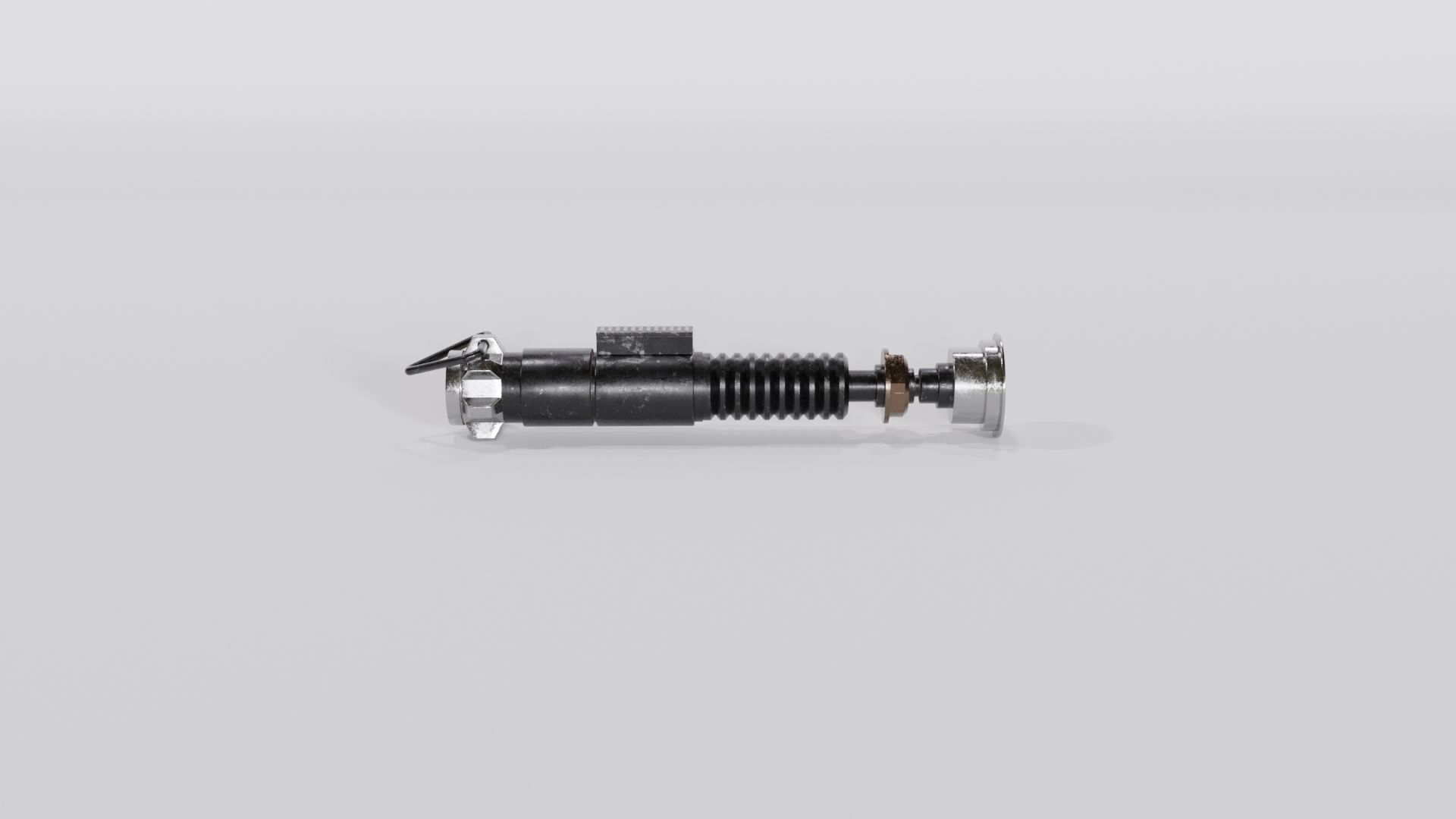 Luke Skywalkers Green Lightsaber STAR WARS 3D model_4