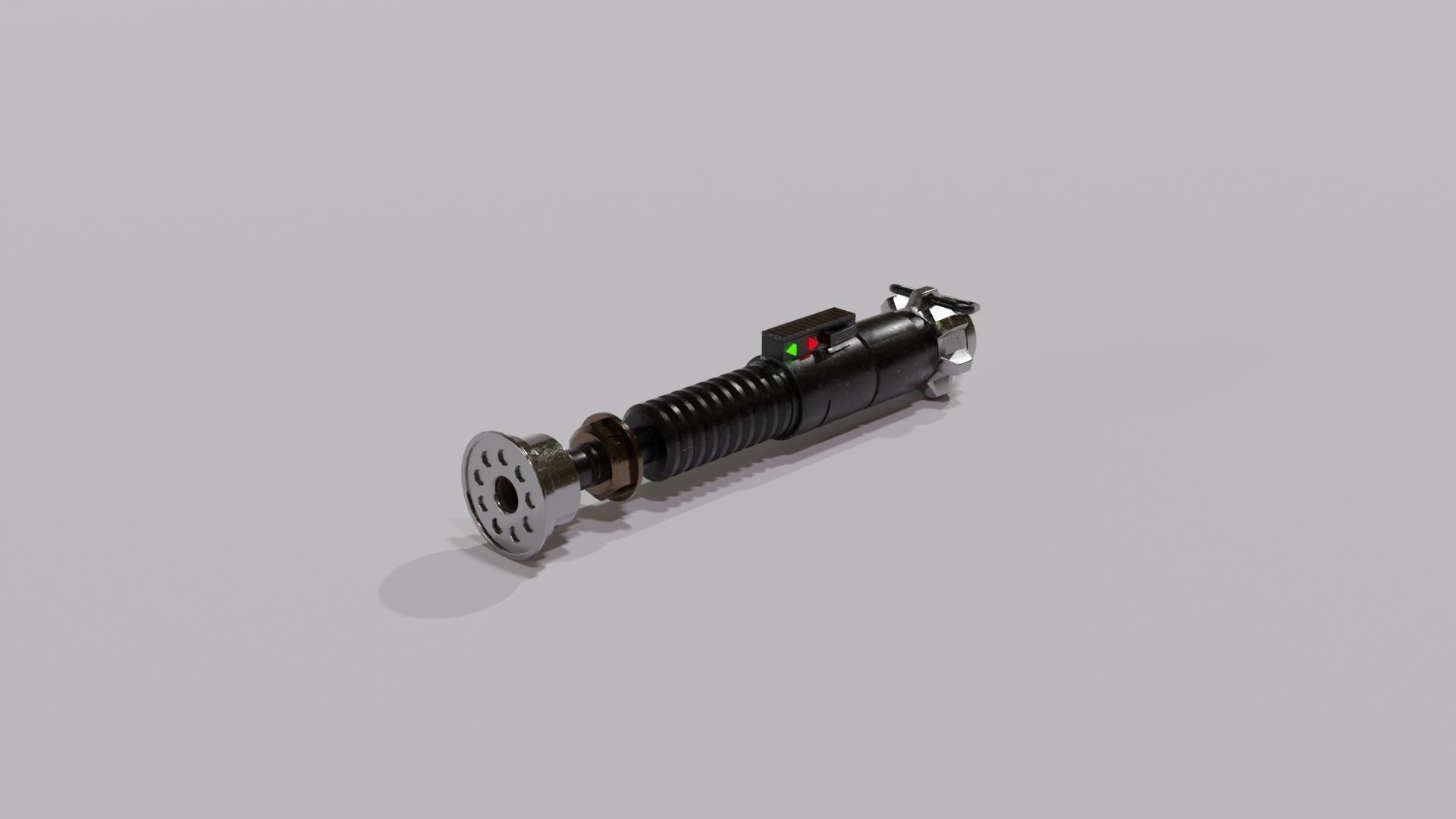 Luke Skywalkers Green Lightsaber STAR WARS 3D model_8