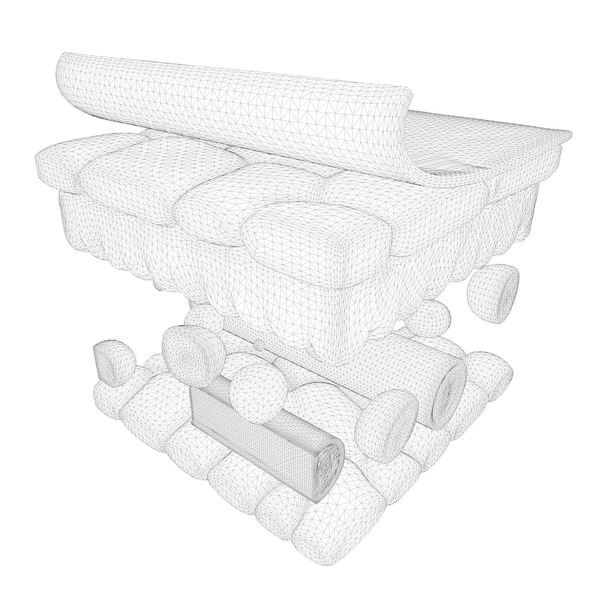 Leaf Anatomy Layers Structure 3D model_13