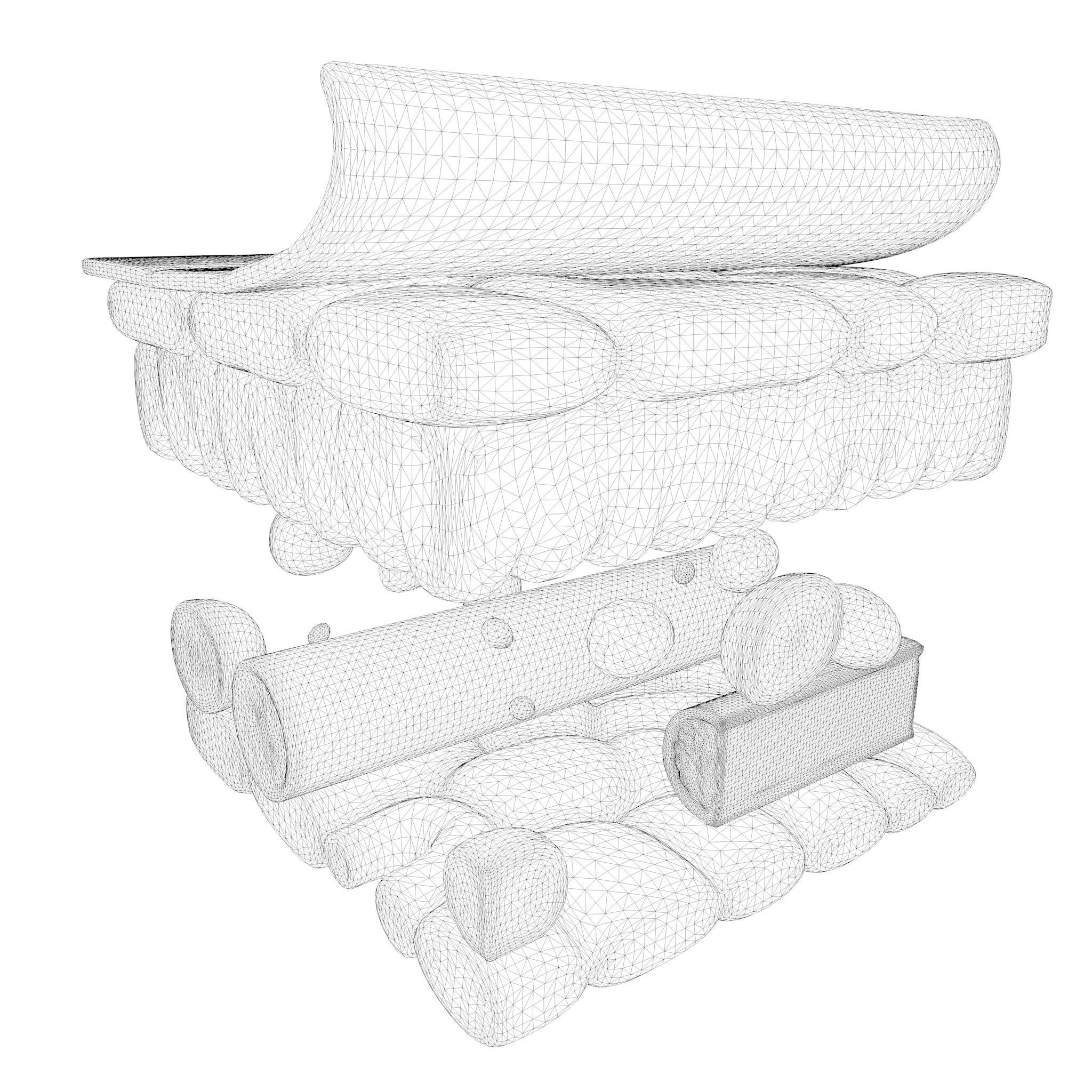 Leaf Anatomy Layers Structure 3D model_12