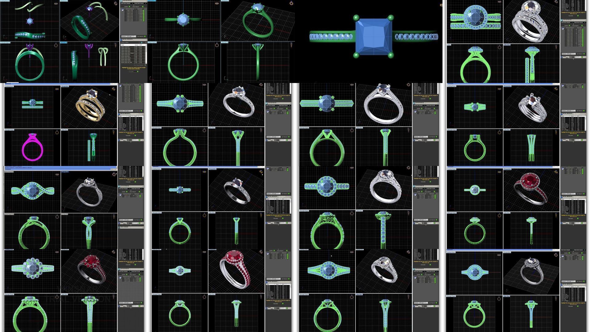 3DM 493 ENGAGEMENT RING FILES 3D Model Collection_74