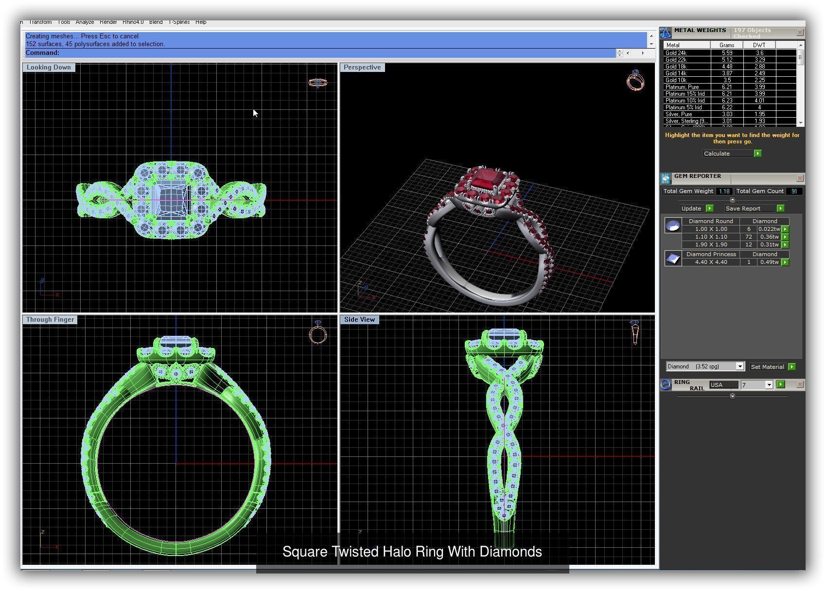 3DM 493 ENGAGEMENT RING FILES 3D Model Collection_113