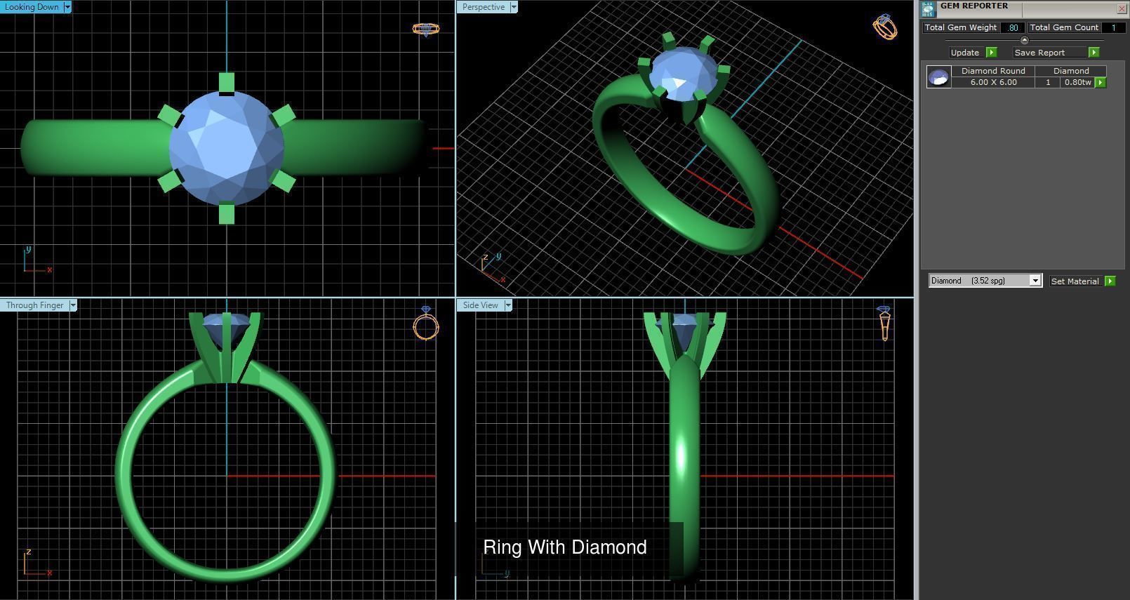 3DM 493 ENGAGEMENT RING FILES 3D Model Collection_87
