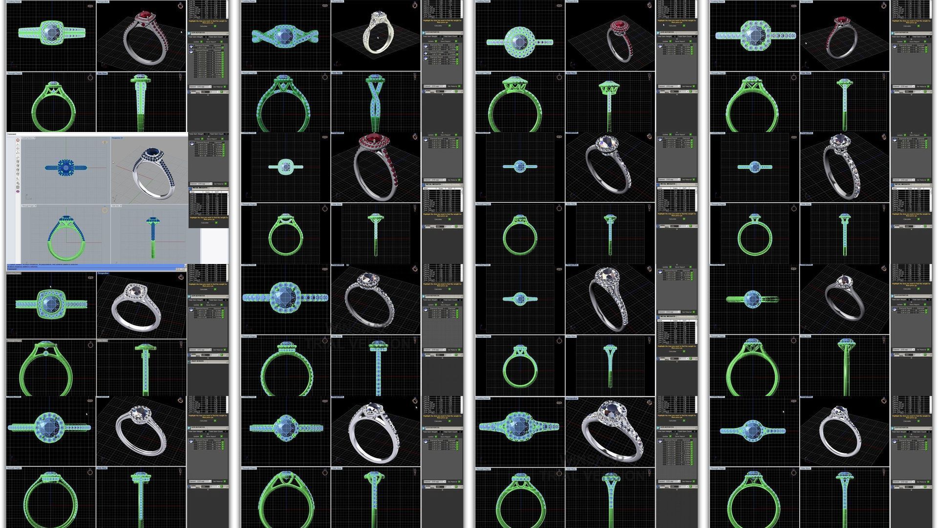 3DM 493 ENGAGEMENT RING FILES 3D Model Collection_32