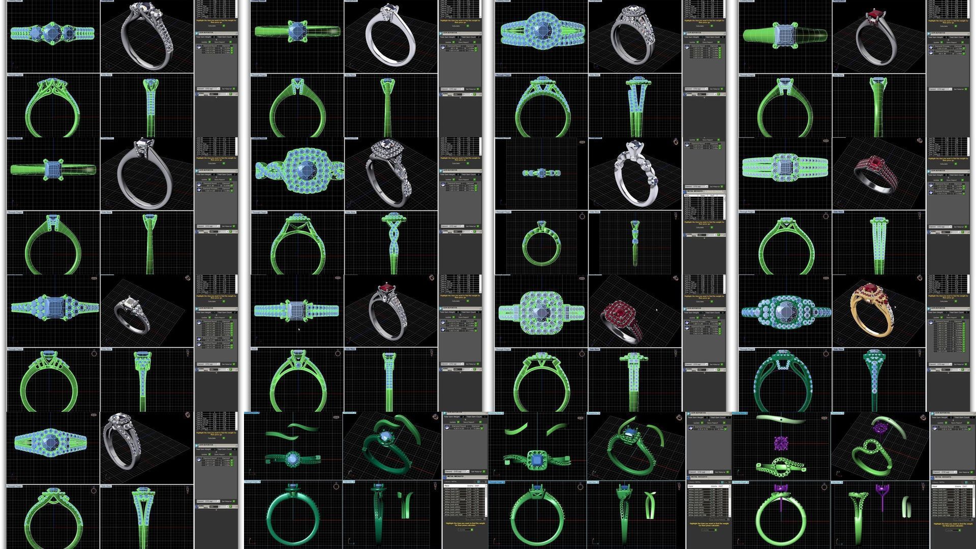 3DM 493 ENGAGEMENT RING FILES 3D Model Collection_71