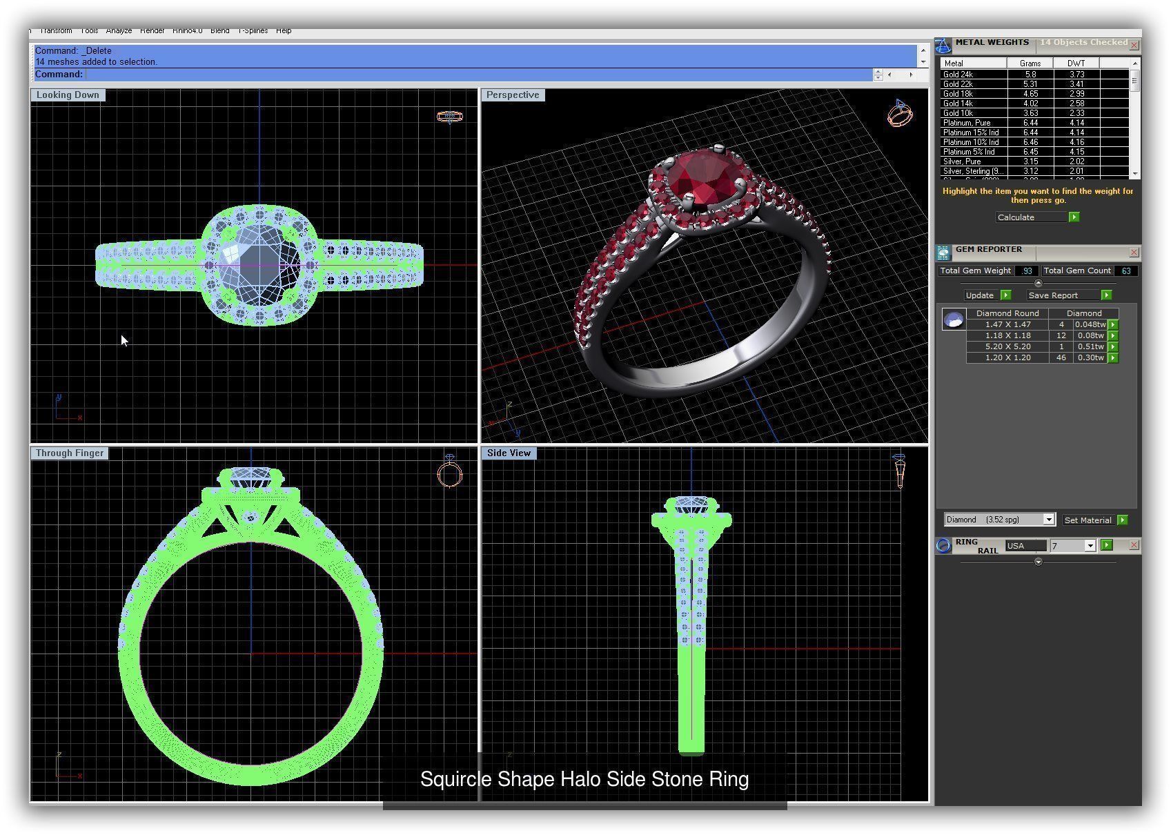 3DM 493 ENGAGEMENT RING FILES 3D Model Collection_227