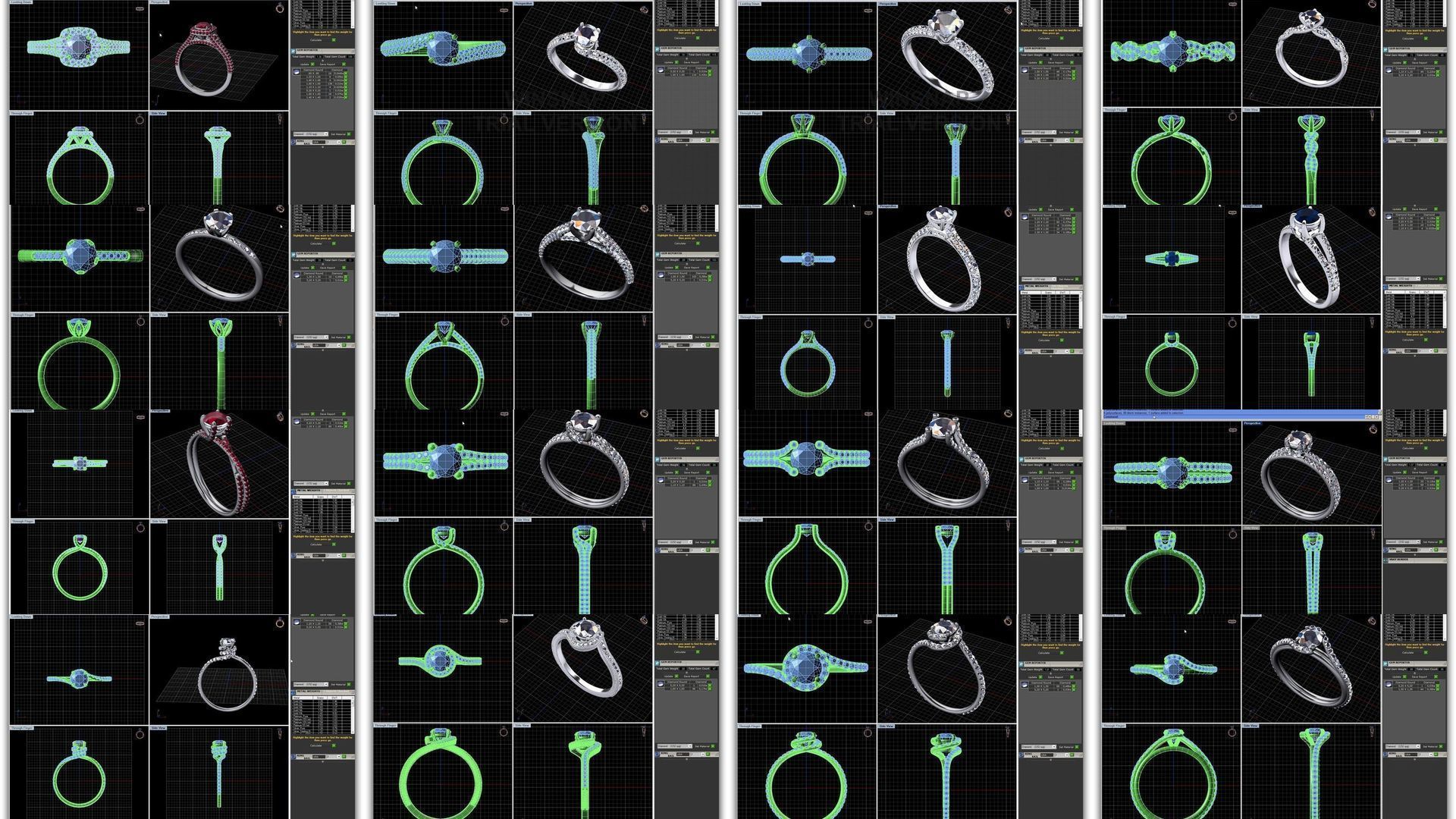 3DM 493 ENGAGEMENT RING FILES 3D Model Collection_15