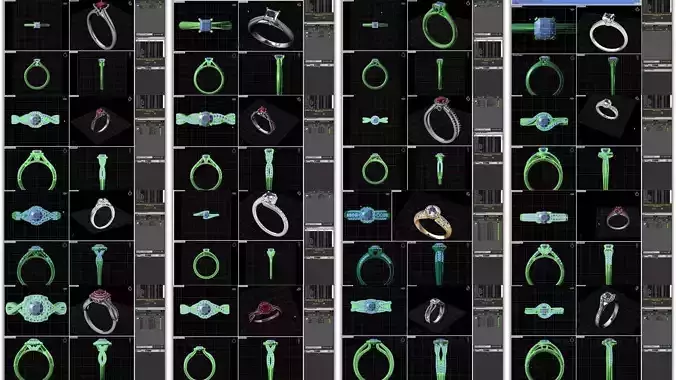 3DM 493 ENGAGEMENT RING FILES